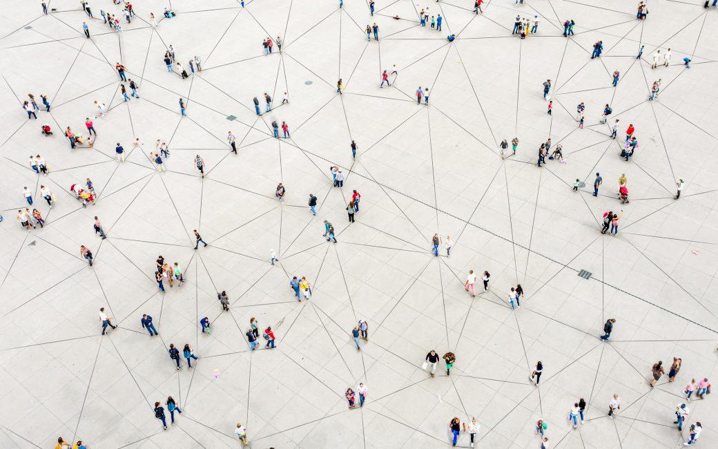 people on a grid
