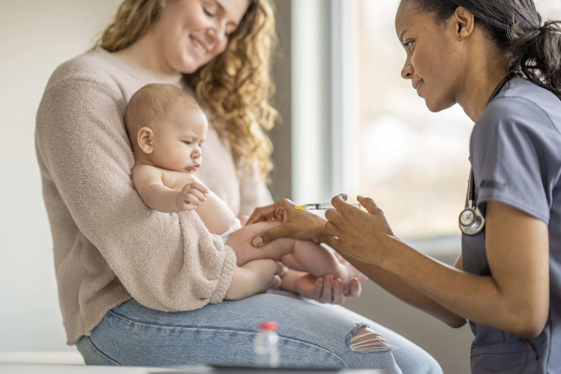 Baby Receiving an Immunization