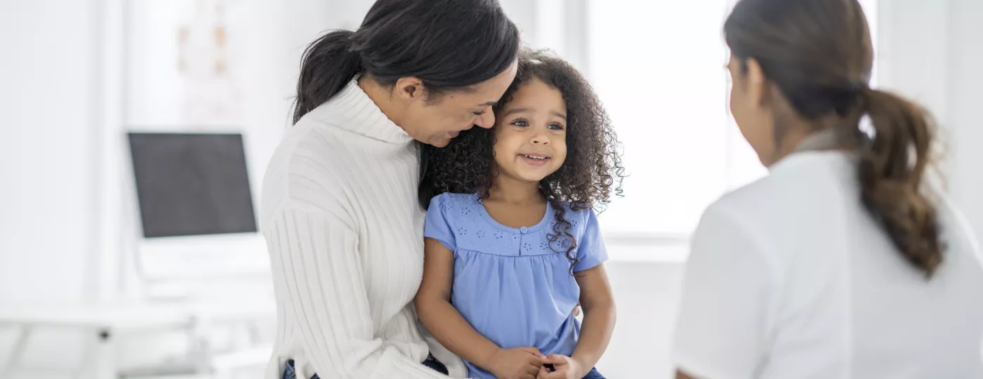 Mother and Daughter at the Doctors