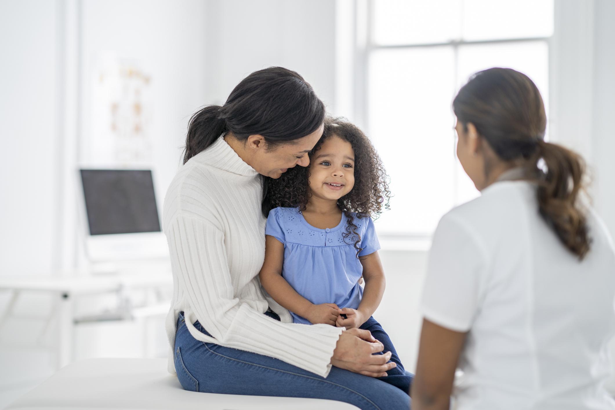 Mother and Daughter at the Doctors