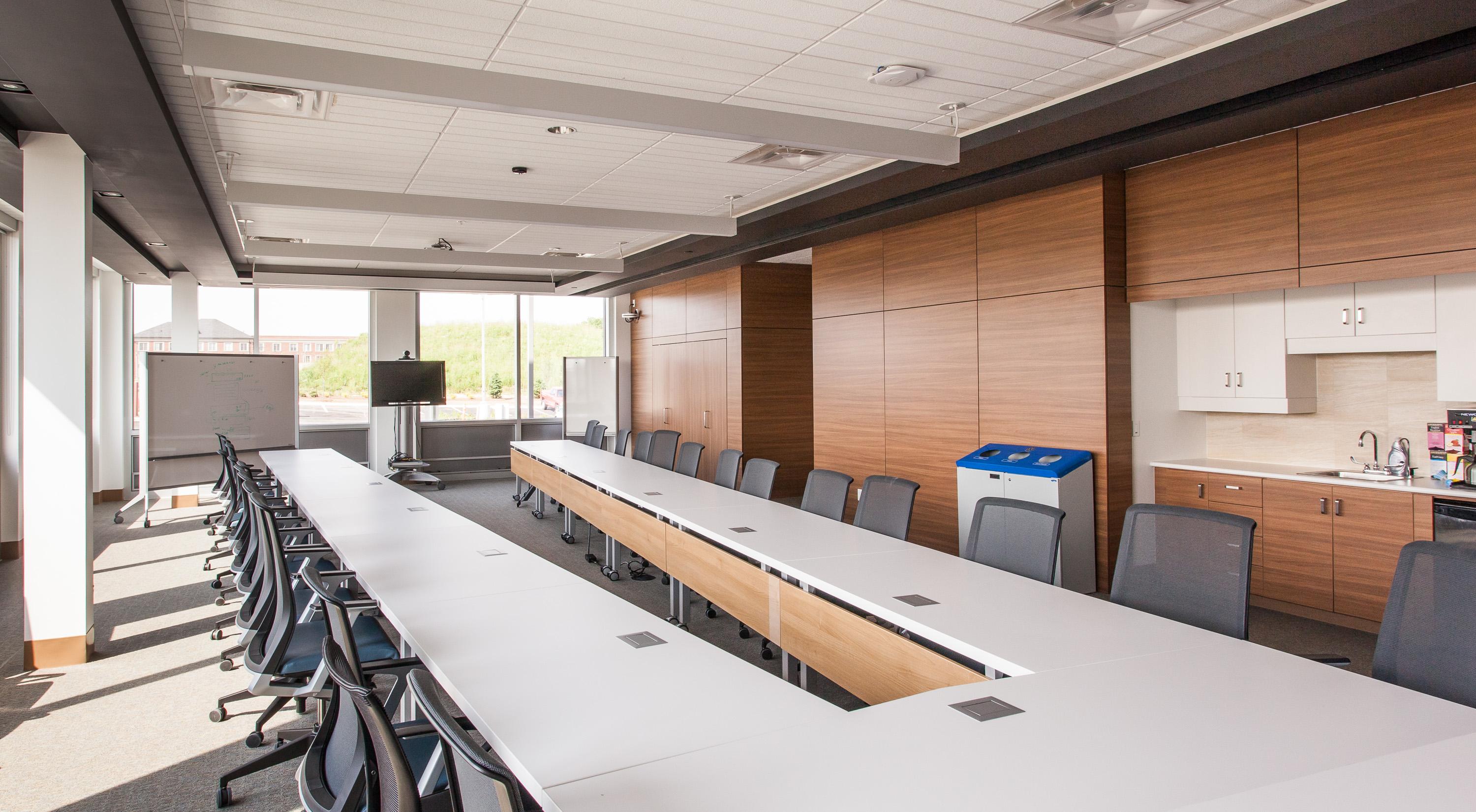 Trillium board room at the Guelph public health office