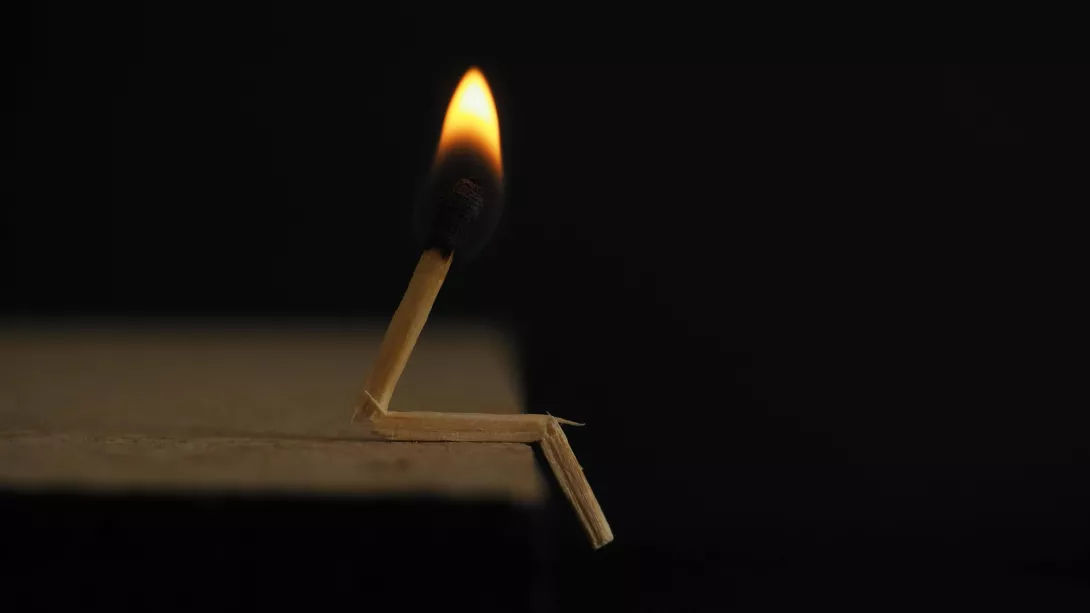 flame on match